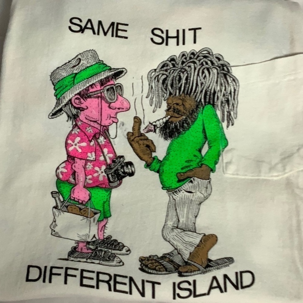 Vintage 80s St. John US Virgin Islands Cotton T-shirt -